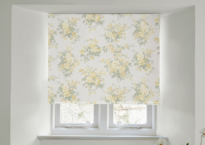 Shabby Chic by Rachel Ashwell Rose Chintz, Yellow - Twist&Fit Roman Blind - Image 3